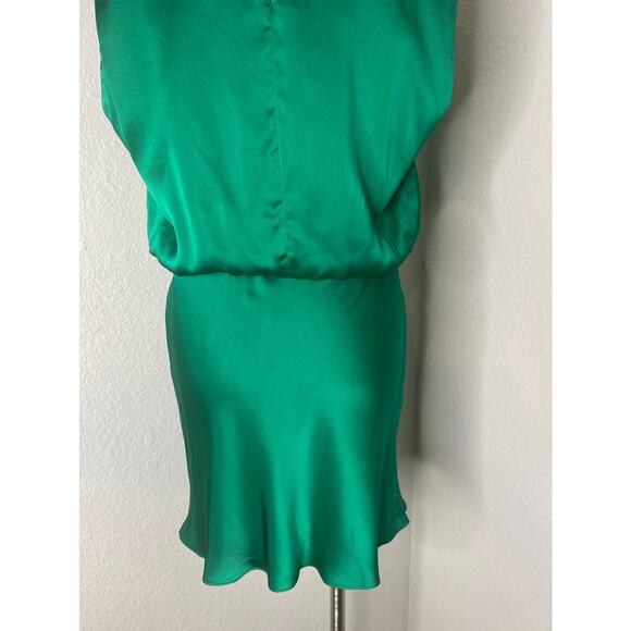 Amanda Uprichard Camela Dress Dark Green L - Picture 8 of 12